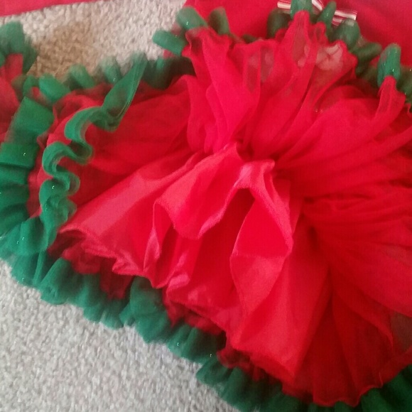 Christmas Tutu Dress + Leggings - Picture 4 of 6